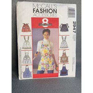 McCall's Misses Apron Sewing Pattern 2947 - uncut